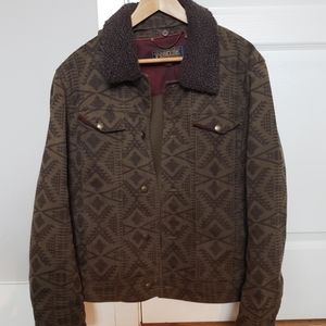Pendleton waxed jean jacket